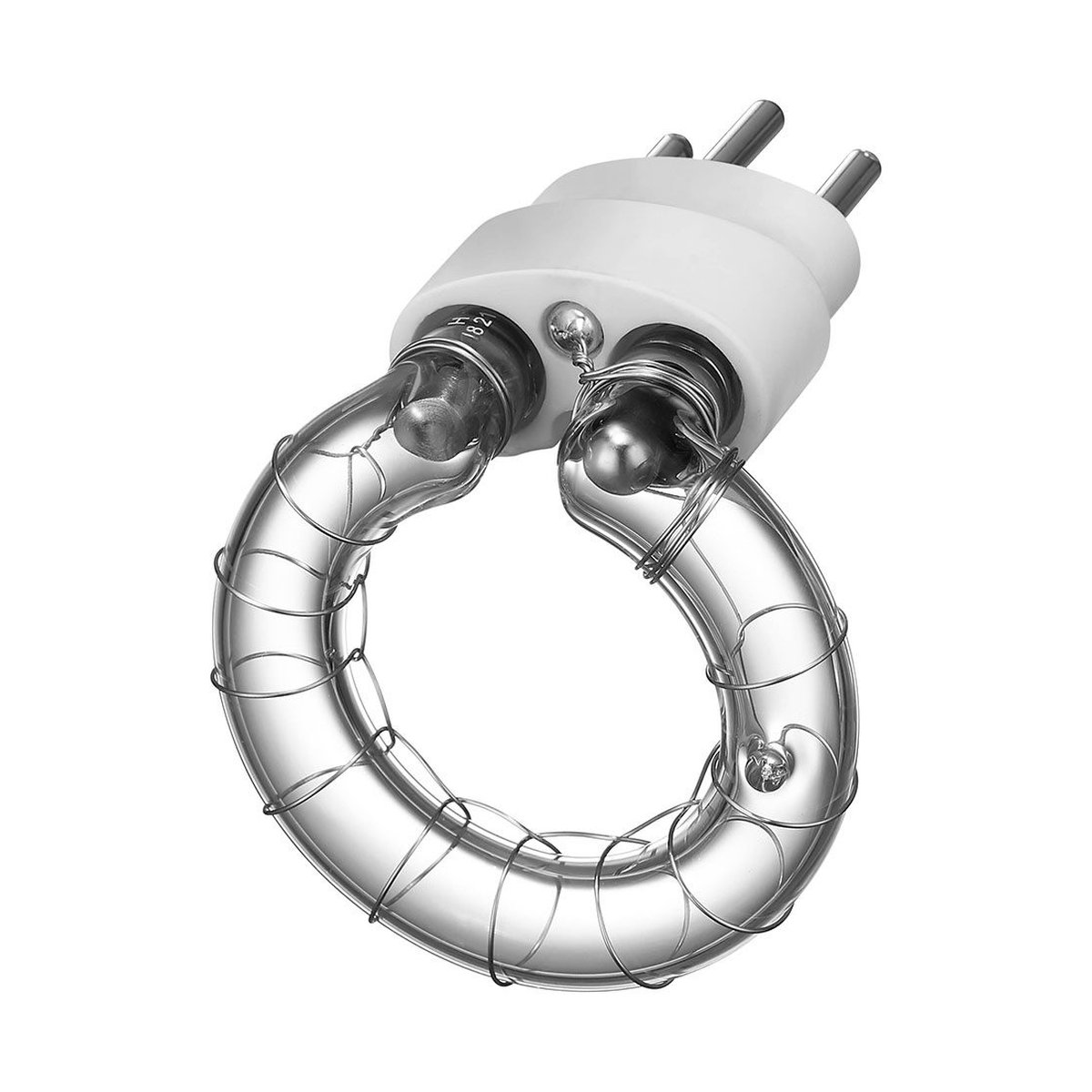 Godox Flash Tube for H2400P - U-förmiges Quarz-Heizelement mit Steckerkontakten und Drahtwicklung, Frontansicht