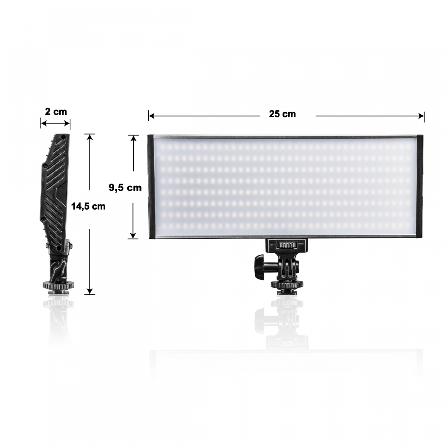 Walimex Pro LED Niova 300 Plus Bicolor On Camera LED-Leuchte