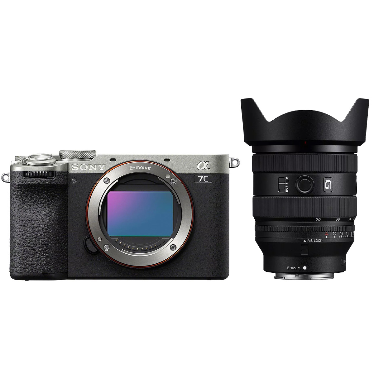 Sony Alpha 7C II Silber + Sony 20-70 mm 1:4,0 G FE