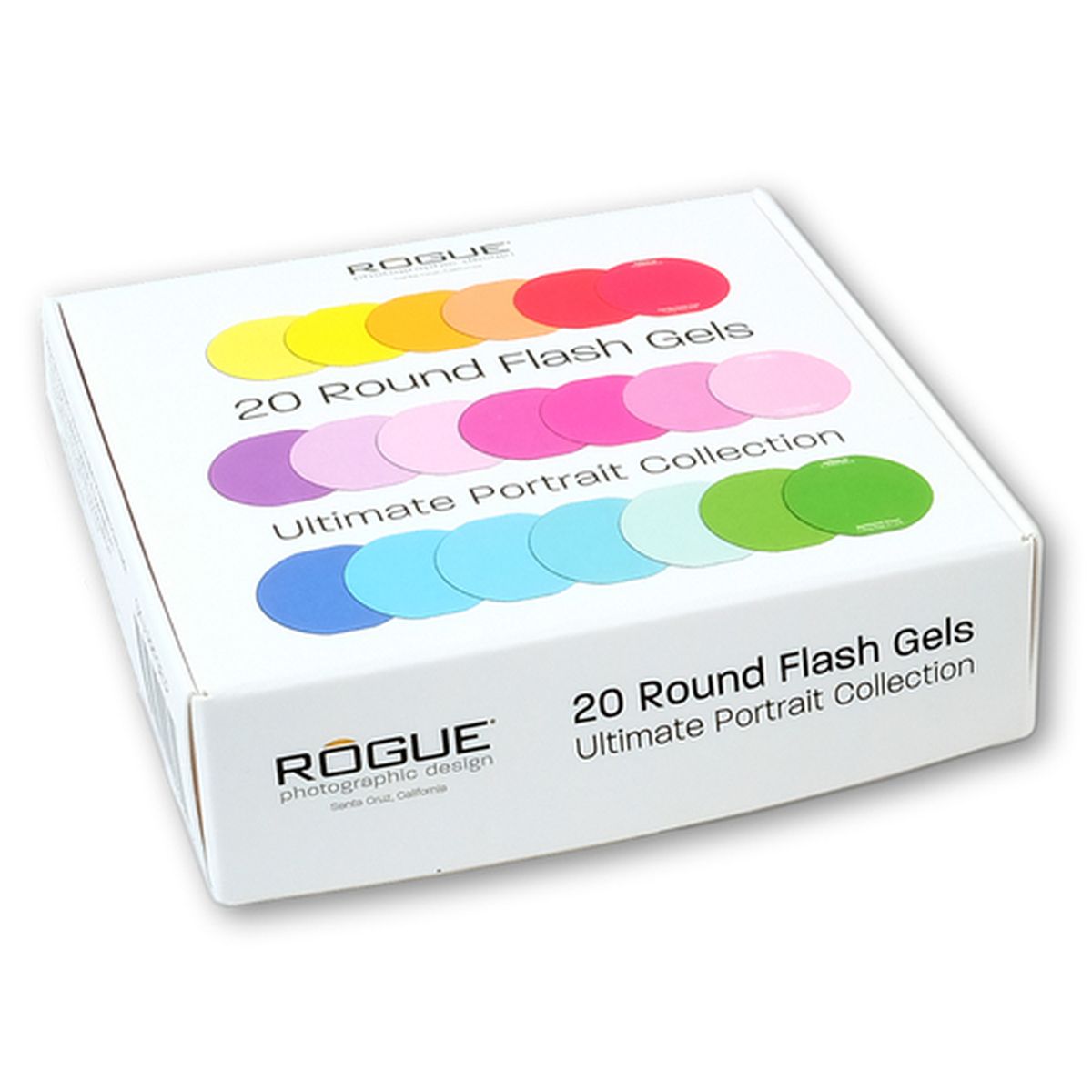 Rogue Round Flash Gels Ultimate Portrait Collection, 20 Gel Farben