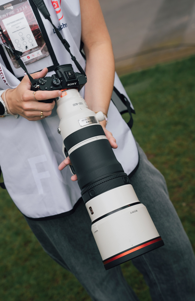 Sony Alpha System Sportfotografie Rhein Sony 100-400mm Objektiv