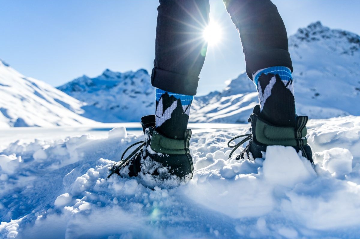 Vallerret Merino Wintersocken 41-46 Blau