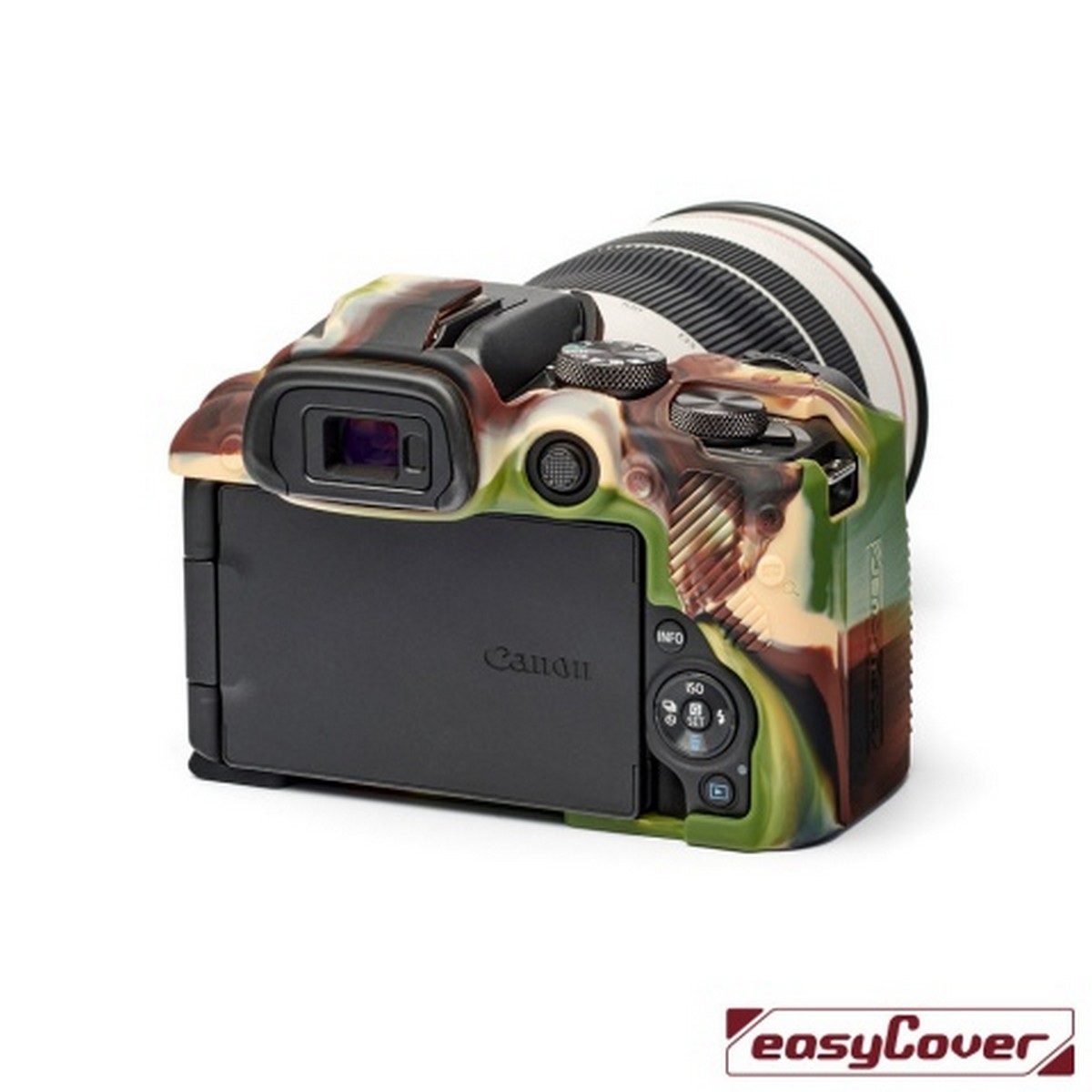 Easycover Silikon-Schutzhülle für Canon EOS R10 Camouflage