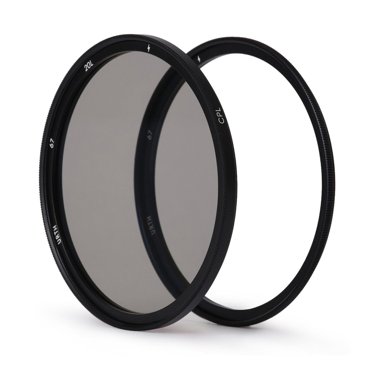 Urth 67mm Magnetic CPL (Plus+) - Lieferumfang: Zwei Urth Kamerafilter (20L ND und CPL), beide 67mm Durchmesser.