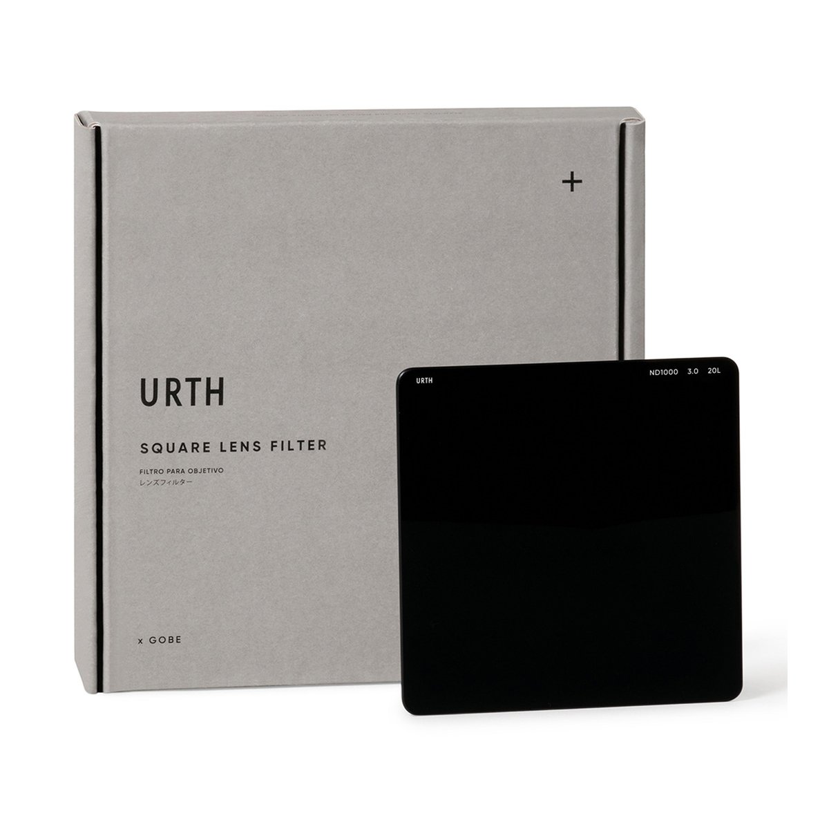 Urth 100 x 100mm ND1000 (10 Stop) Filter (Plus+) - Lieferumfang: Urth quadratischer ND-Filter und Verpackung