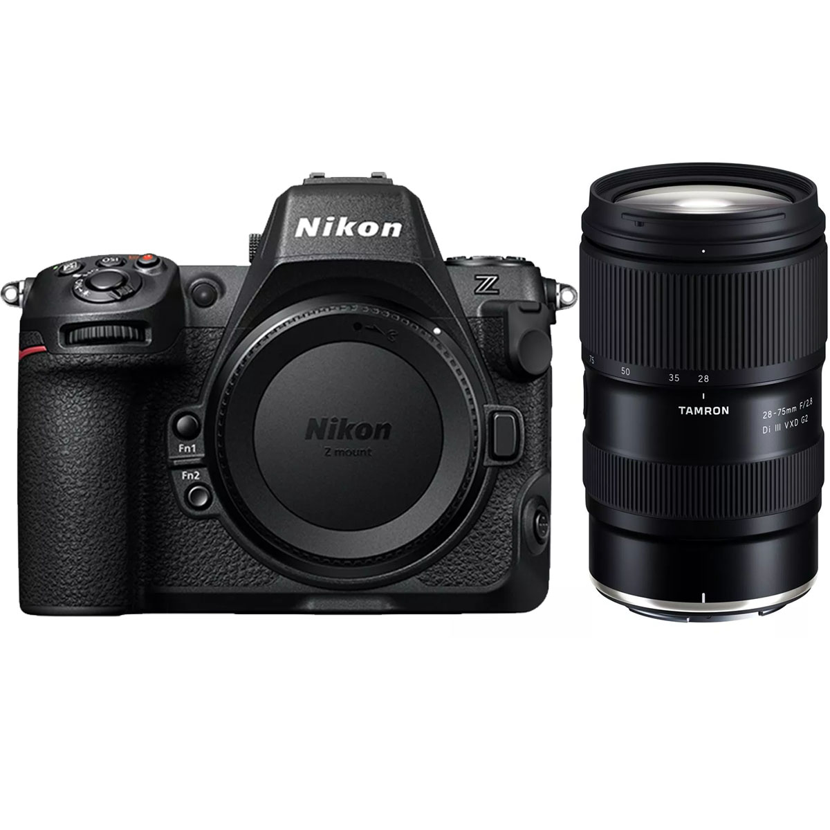 Nikon Z8 Gehäuse + Tamron 28-75 mm 1:2.8 Di III VXD G2 für Nikon Z Nikon Z8 Gehäuse + Tamron 28-75 mm 1:2.8 Di III VXD G2 für Nikon Z
