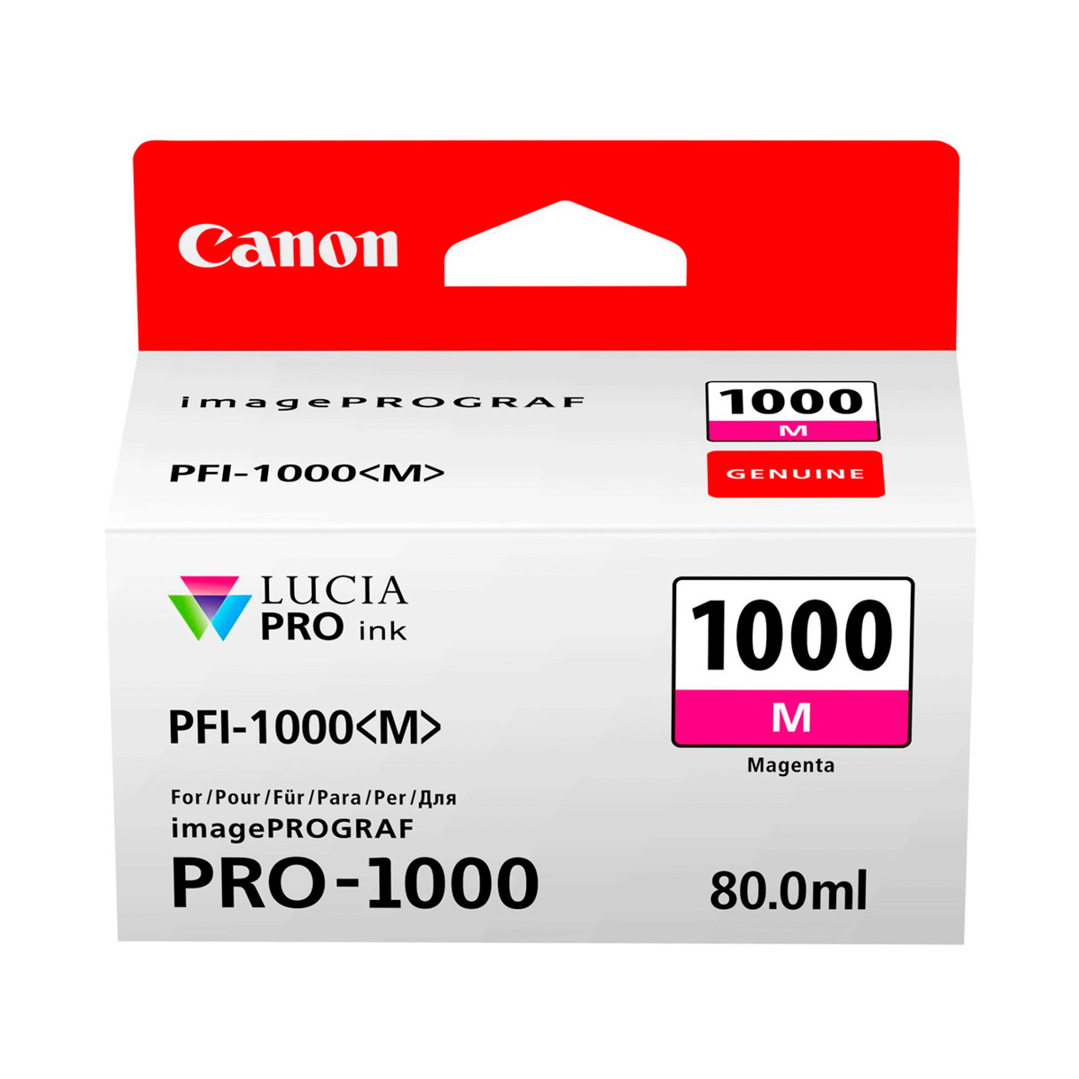 Canon PFI-1000M Magenta 80 ml Tinte für Canon imagePROGRAF PRO-1000 Canon PFI-1000M Magenta 80 ml Tinte für Canon imagePROGRAF PRO-1000