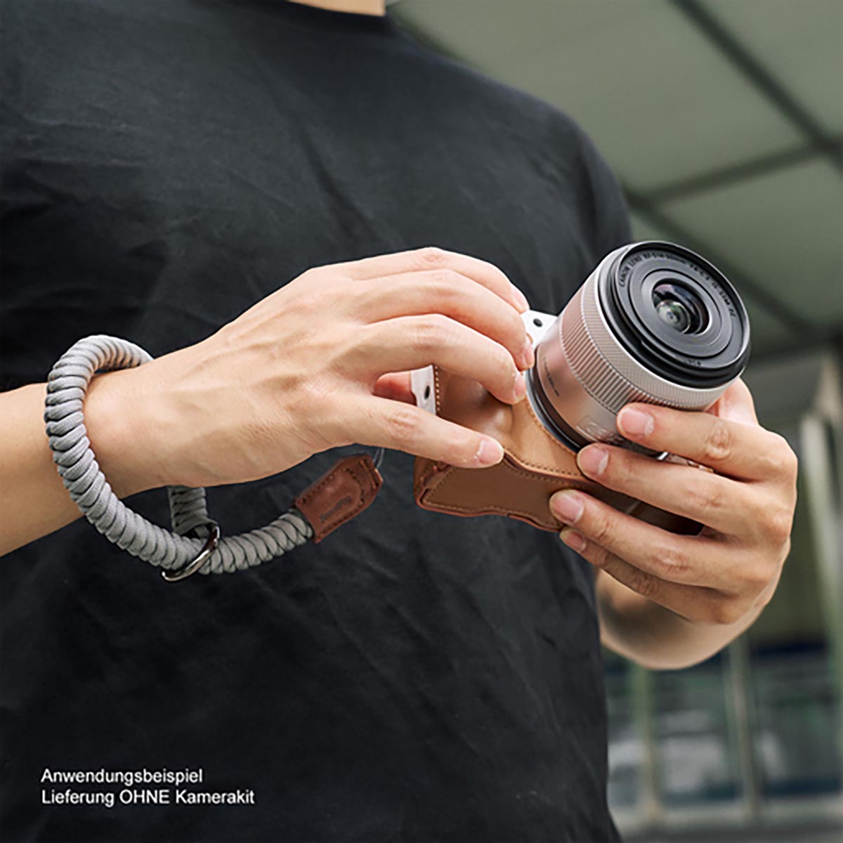 SmallRig 5432 Leder-Halbschalen-Kit braun für Canon EOS R50 V