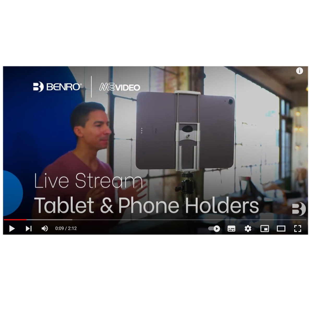 Benro MeVideo Live Stream Tablet/Handyhalterung