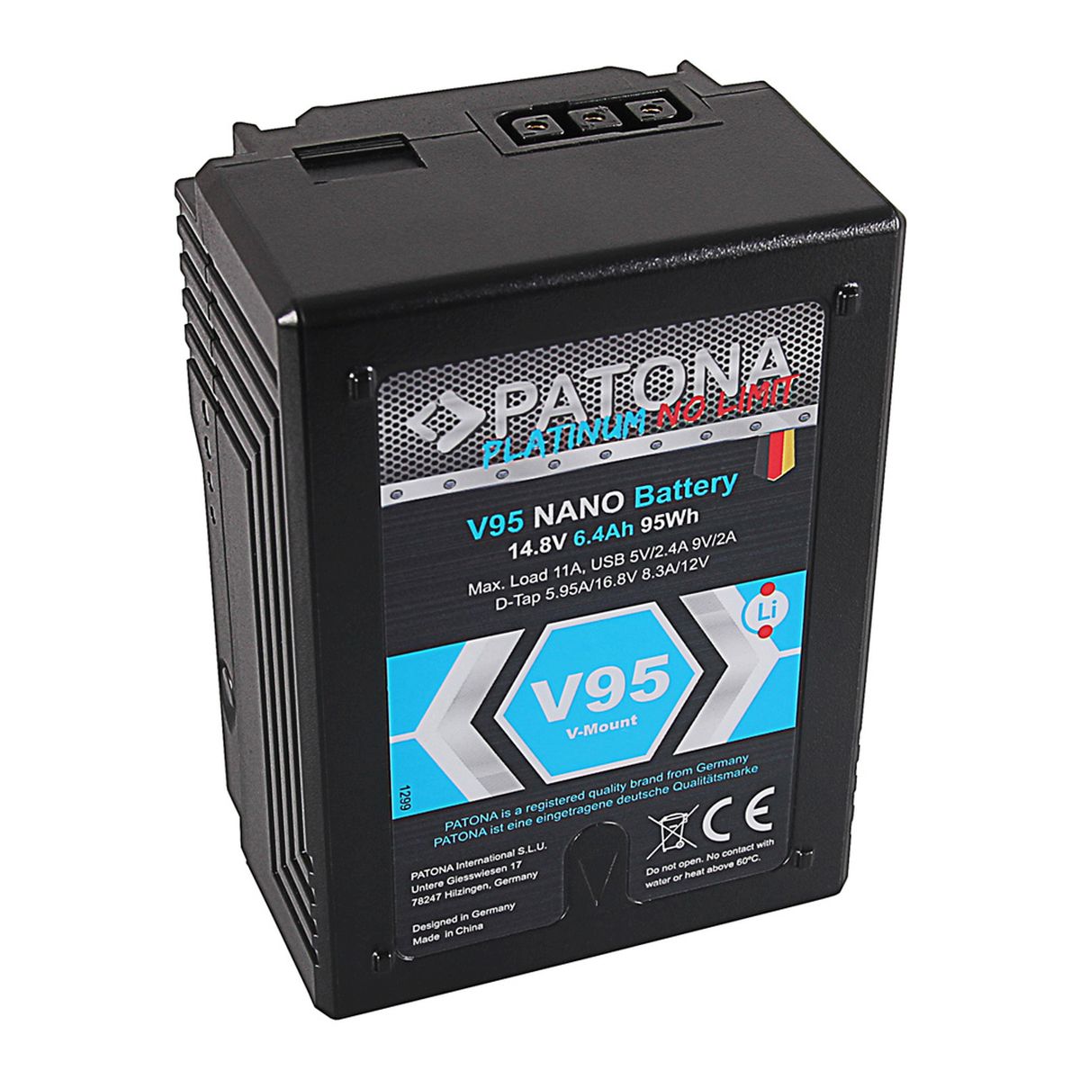 Patona V-Mount 95 Wh Platinum