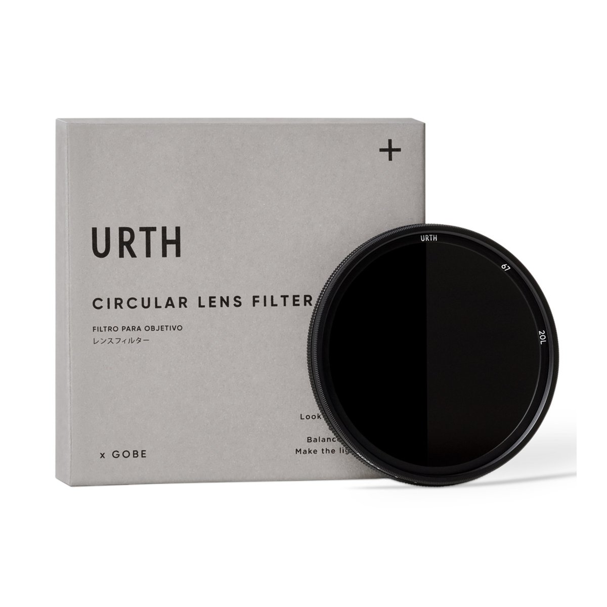 Urth 67mm ND8-128 (3-7 Blenden) Variable ND Objektivfilter (Plus+) - Lieferumfang: Urth Circular Lens Filter und Verpackung