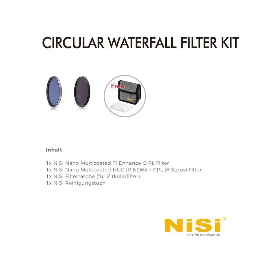 Nisi Circular Waterfall Kit 82 mm