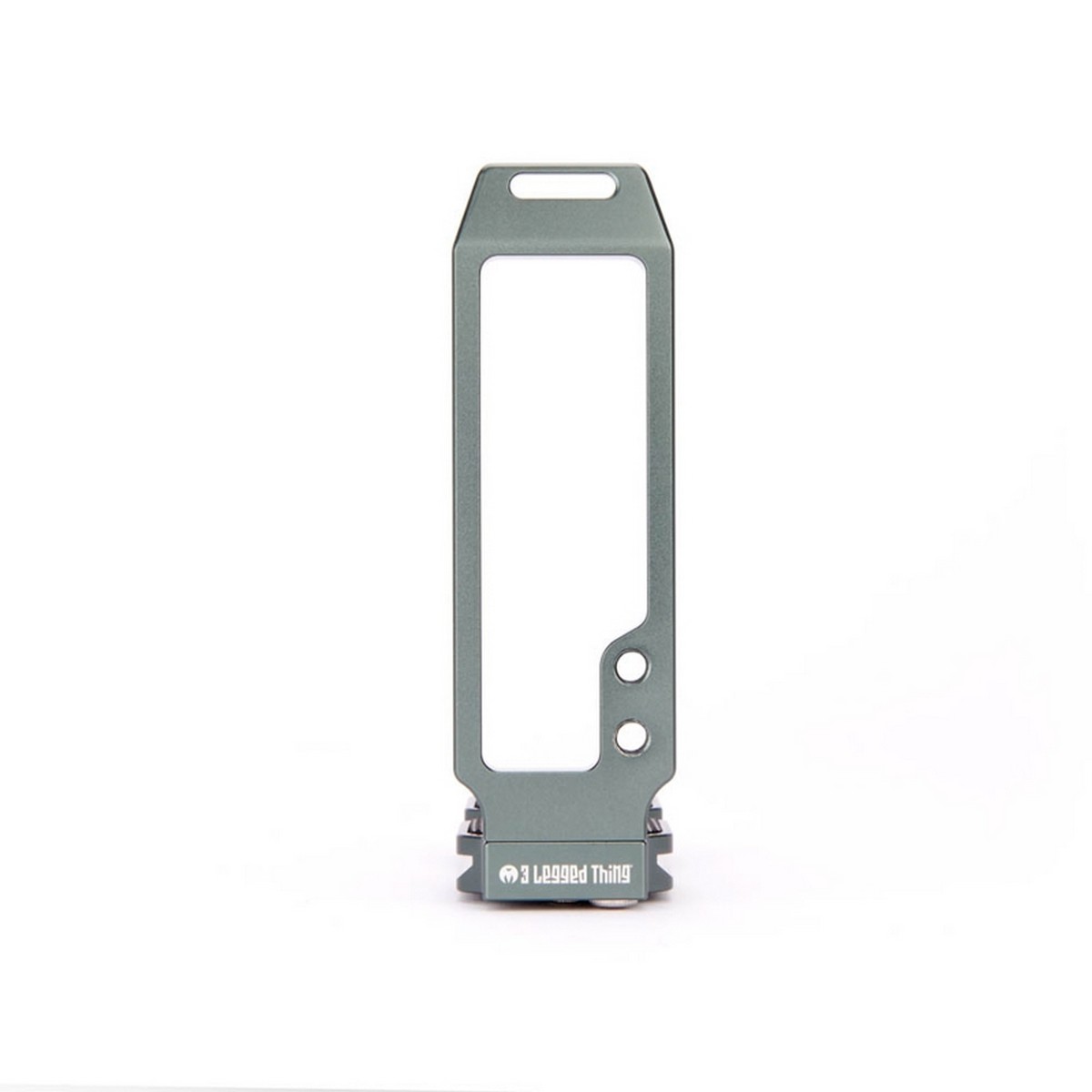 3 Legged Thing QR11-FBG 2.0, L-Winkel 115 x 125 x 38 mm für Vollformat-DSLRs, kompatibel mit Arca-Swiss - Grau
