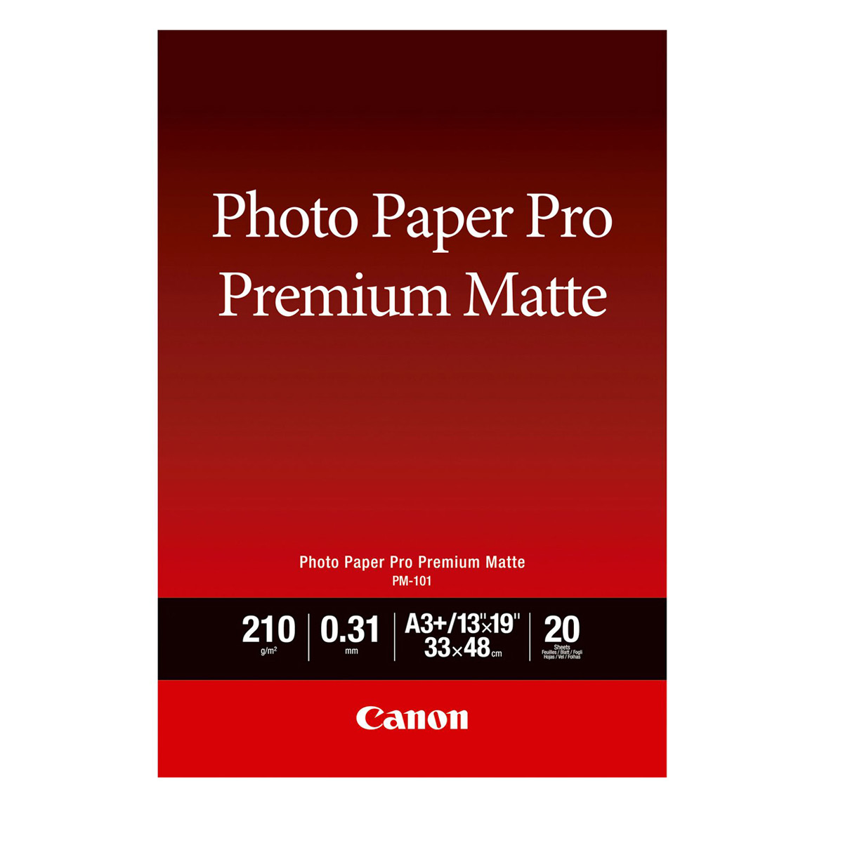 Canon PM-101 Pro Premium Matt Papier A3+ 20 Blatt 210g/m² 