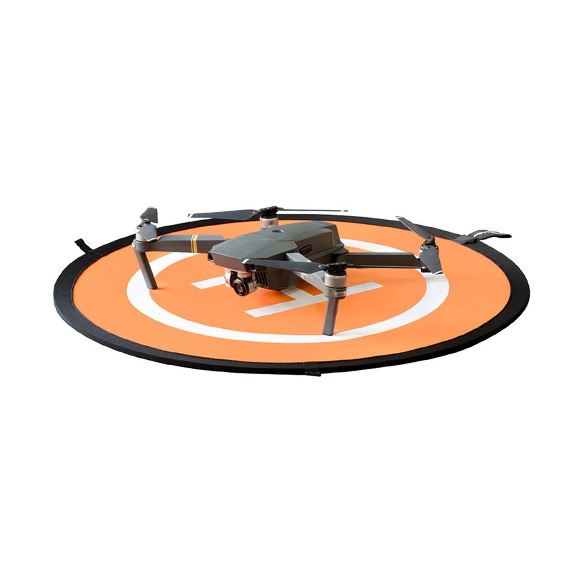 PGYTECH 75cm landing pad  for Drones - Drohne auf oranger Landeplattform