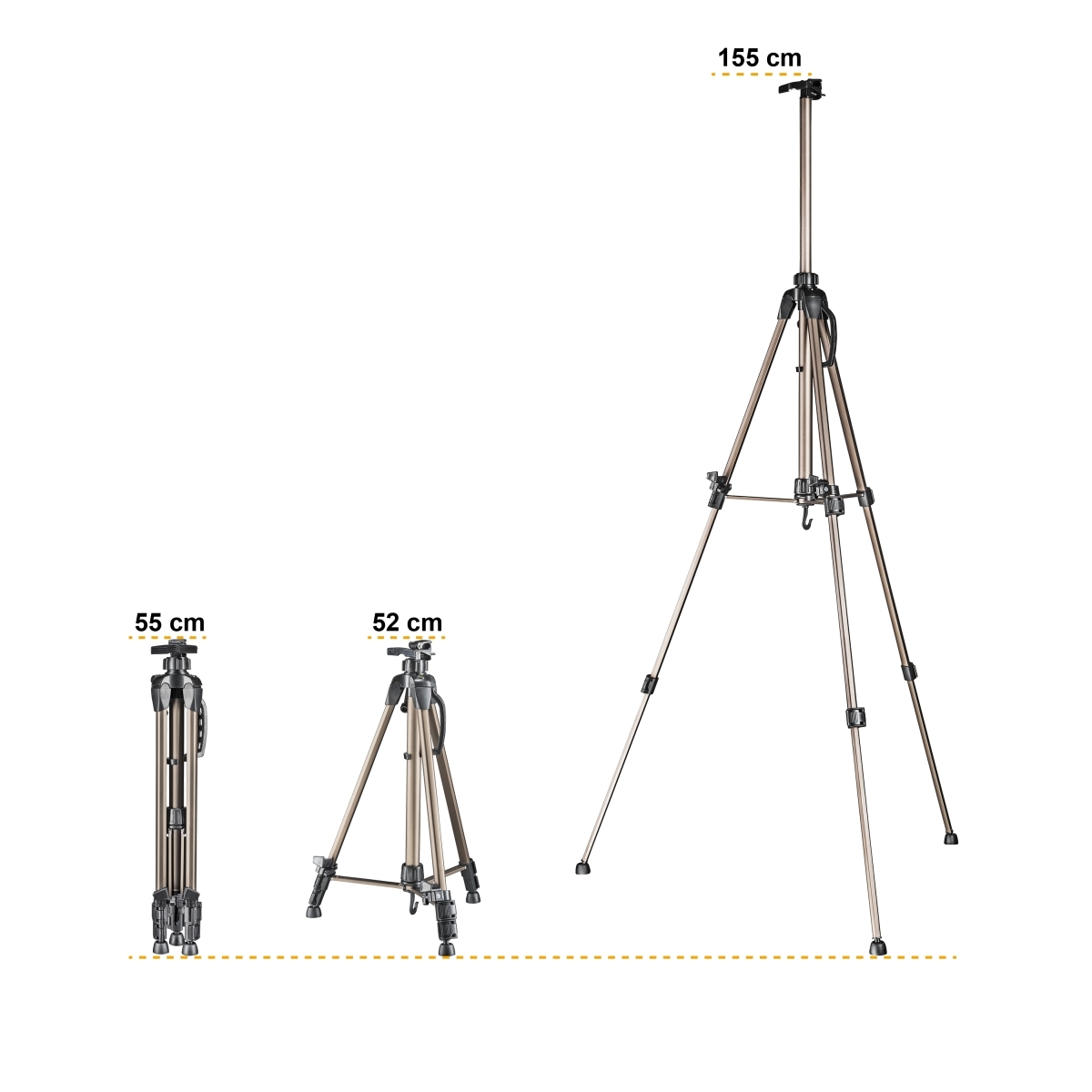 Mantona Malstaffelei, 155 cm bronze