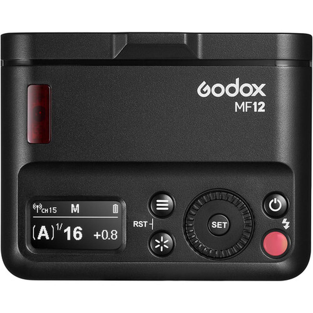 Godox Makro-Ringblitz-Set mit zwei Lichtern MF-12