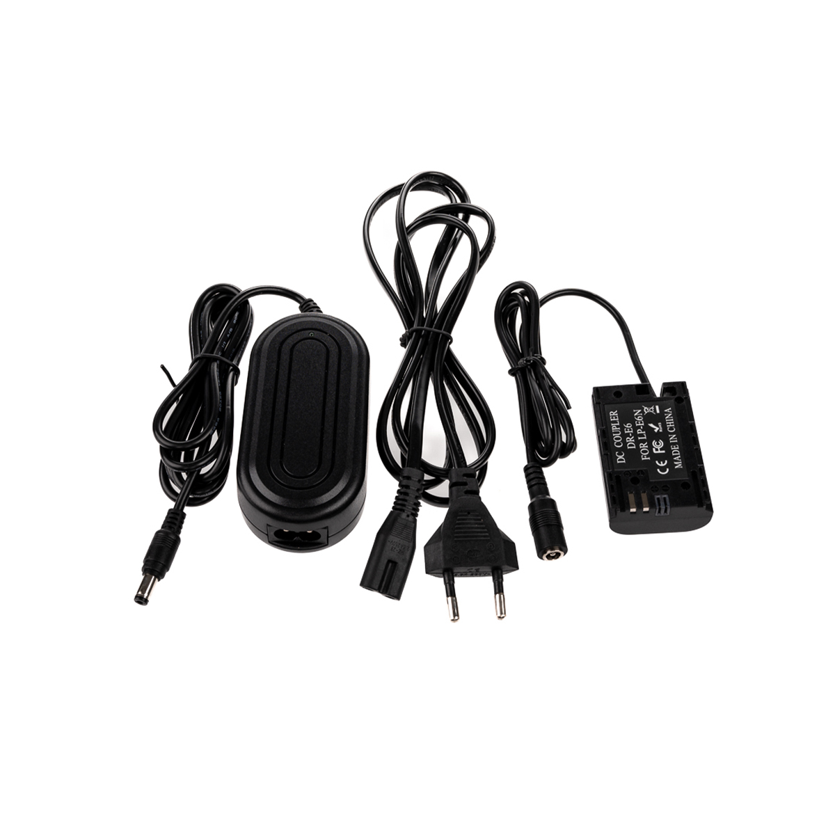 Caruba Volldecodierungs-Akku-Dummy für Sony NP-FW50 und AC-PW20 Netzadapter (US-Standard)