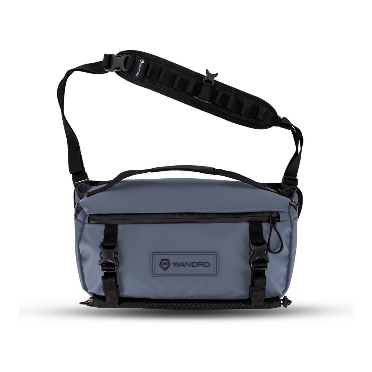 WANDRD ROGUE Sling 9L Aegean Blue - Frontansicht einer grauen WANDRD Umhängetasche mit Tragegurt. WANDRD ROGUE Sling 9L Aegean Blue - Frontansicht einer grauen WANDRD Umhängetasche mit Tragegurt.
