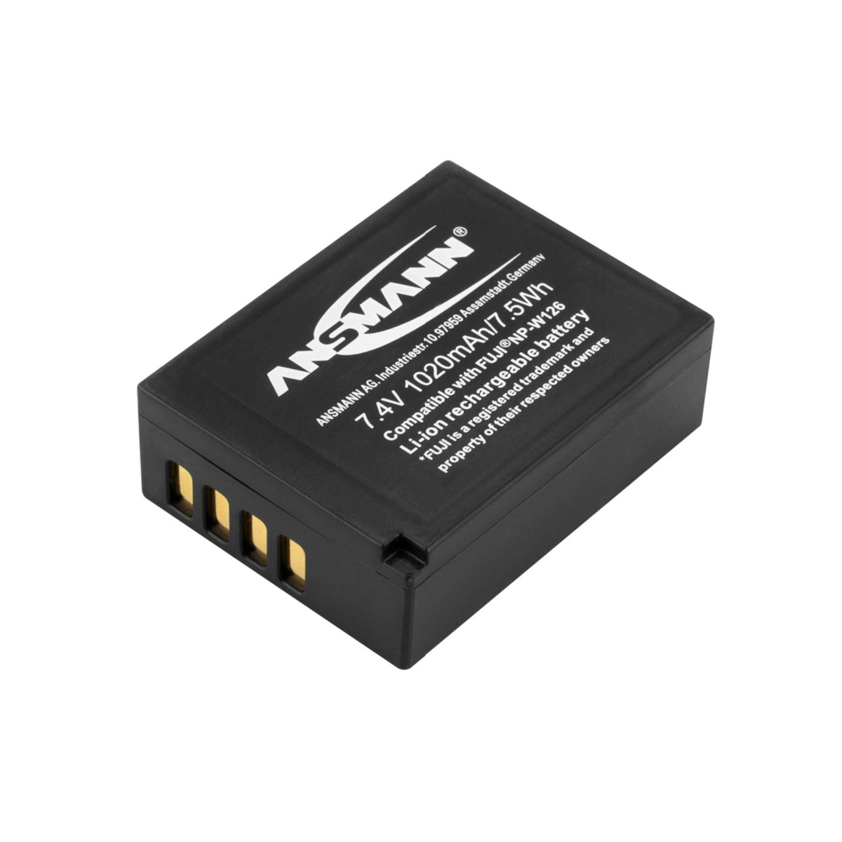 Ansmann Akku Typ Fujifilm NP-W 126 Ansmann Akku Typ Fujifilm NP-W 126