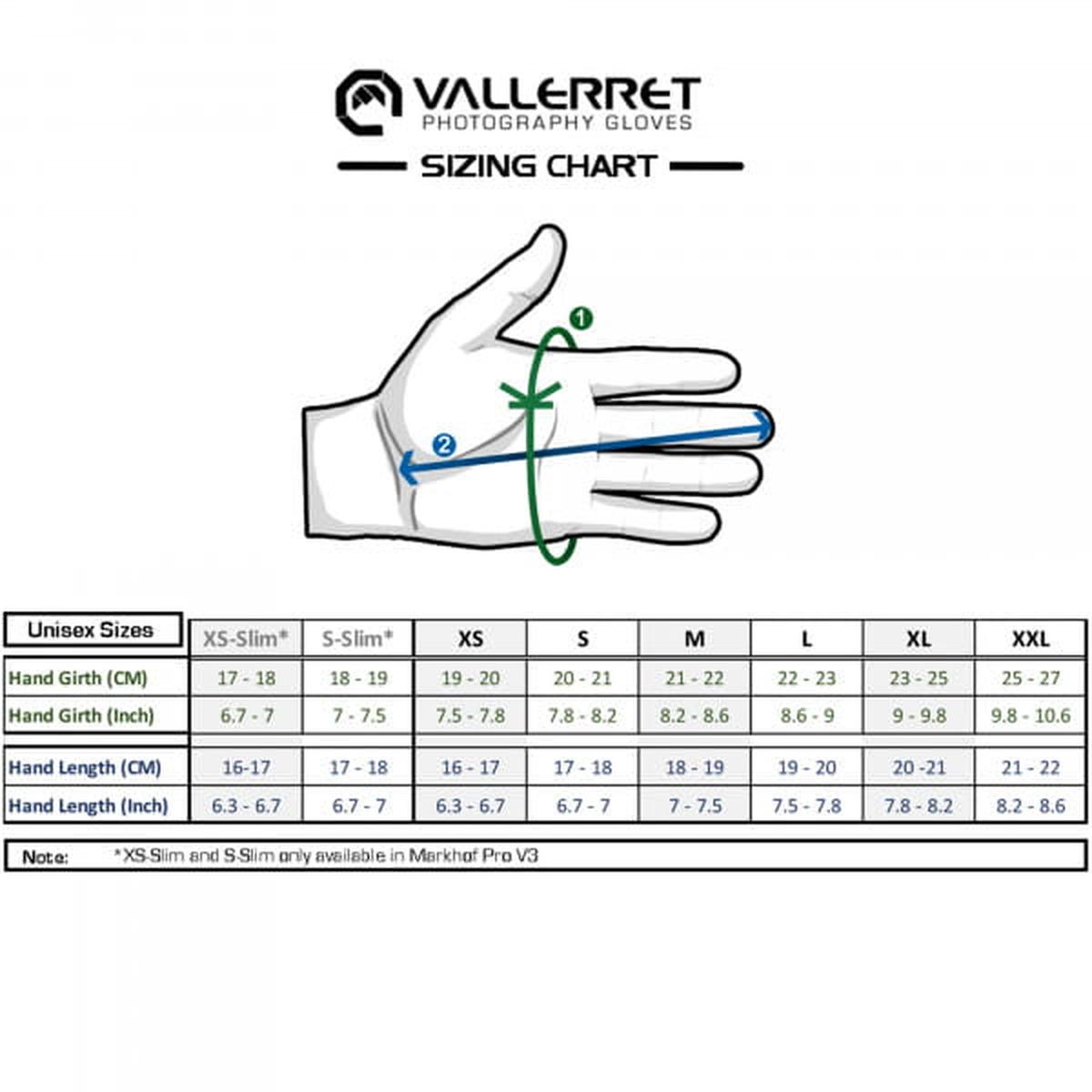 VALLERRET Markhof V3 Fotohandschuhe Schwarz M