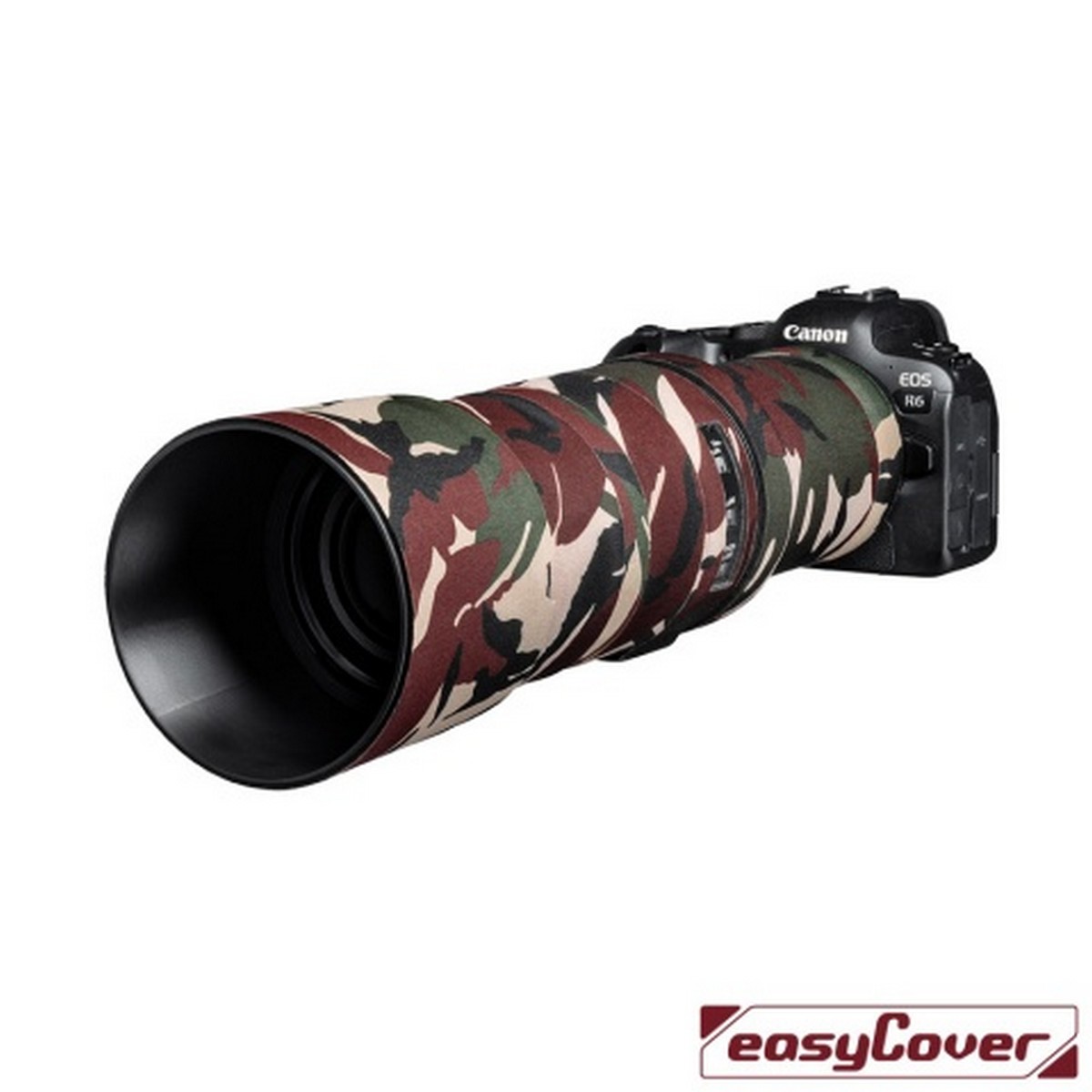 Easycover Lens Oak Objektivschutz für Canon RF 600 mm 1:11 IS STM Grün Camouflage