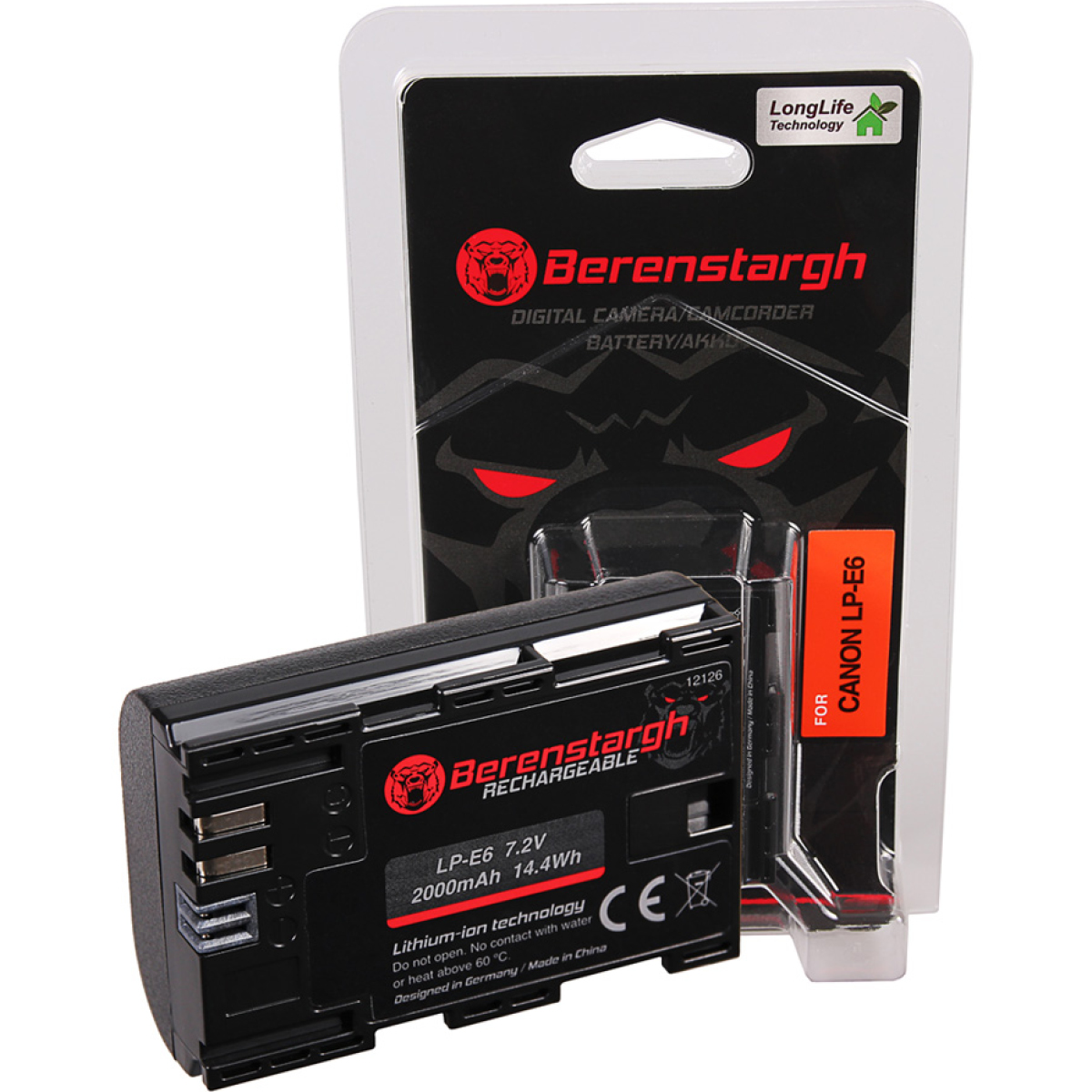 Berenstargh Akku Typ Canon LP-E6