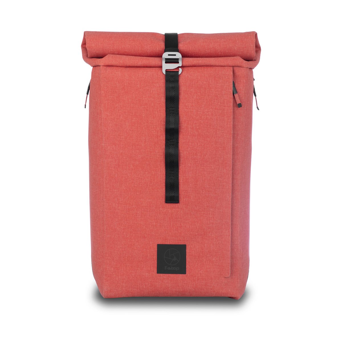 F-Stop DYOTA 20 Rooibos Tea (gebranntes orange) - Frontansicht des roten Roll-Top-Rucksacks