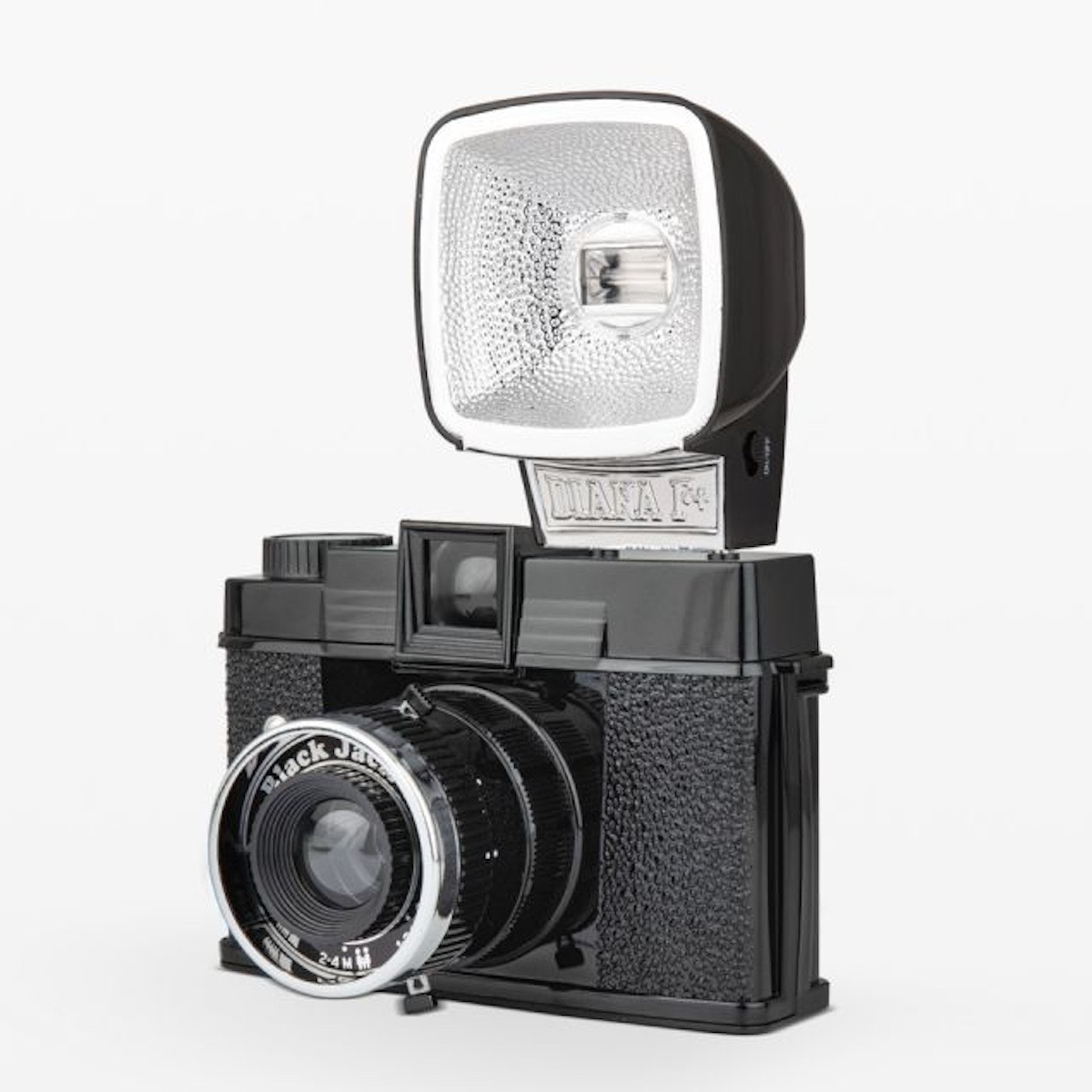 Lomography Diana F+ Kamera & Blitz Black Jack