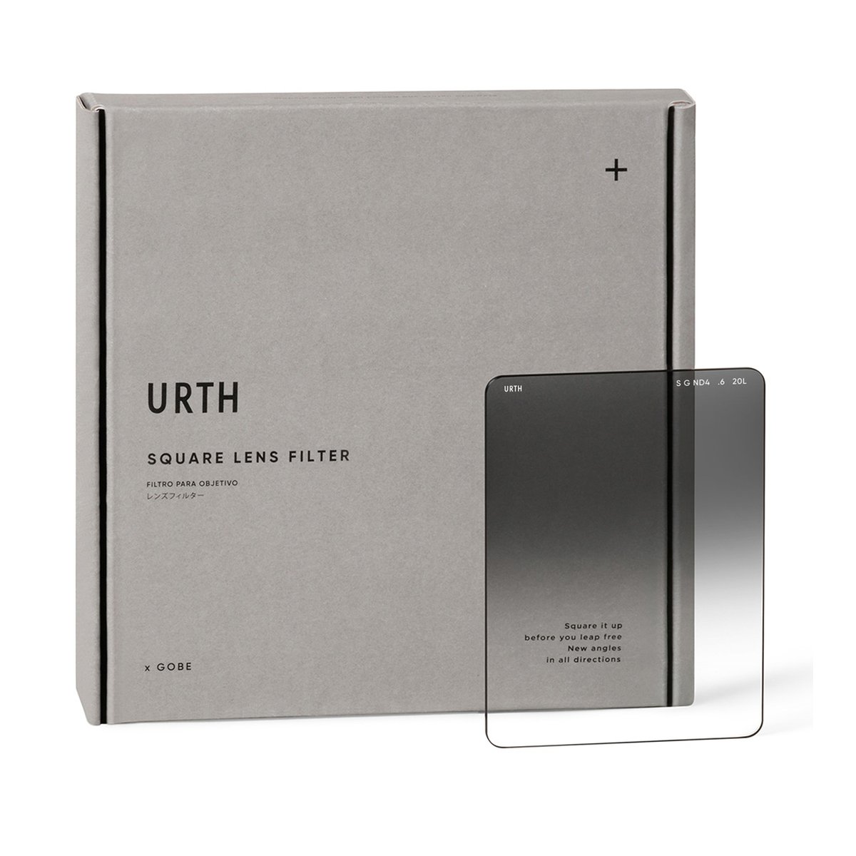 Urth 75 x 100mm Soft Graduated ND4 (2 Stop) Filter (Plus+) - Urth Quadratischer Objektivfilter mit Verpackung