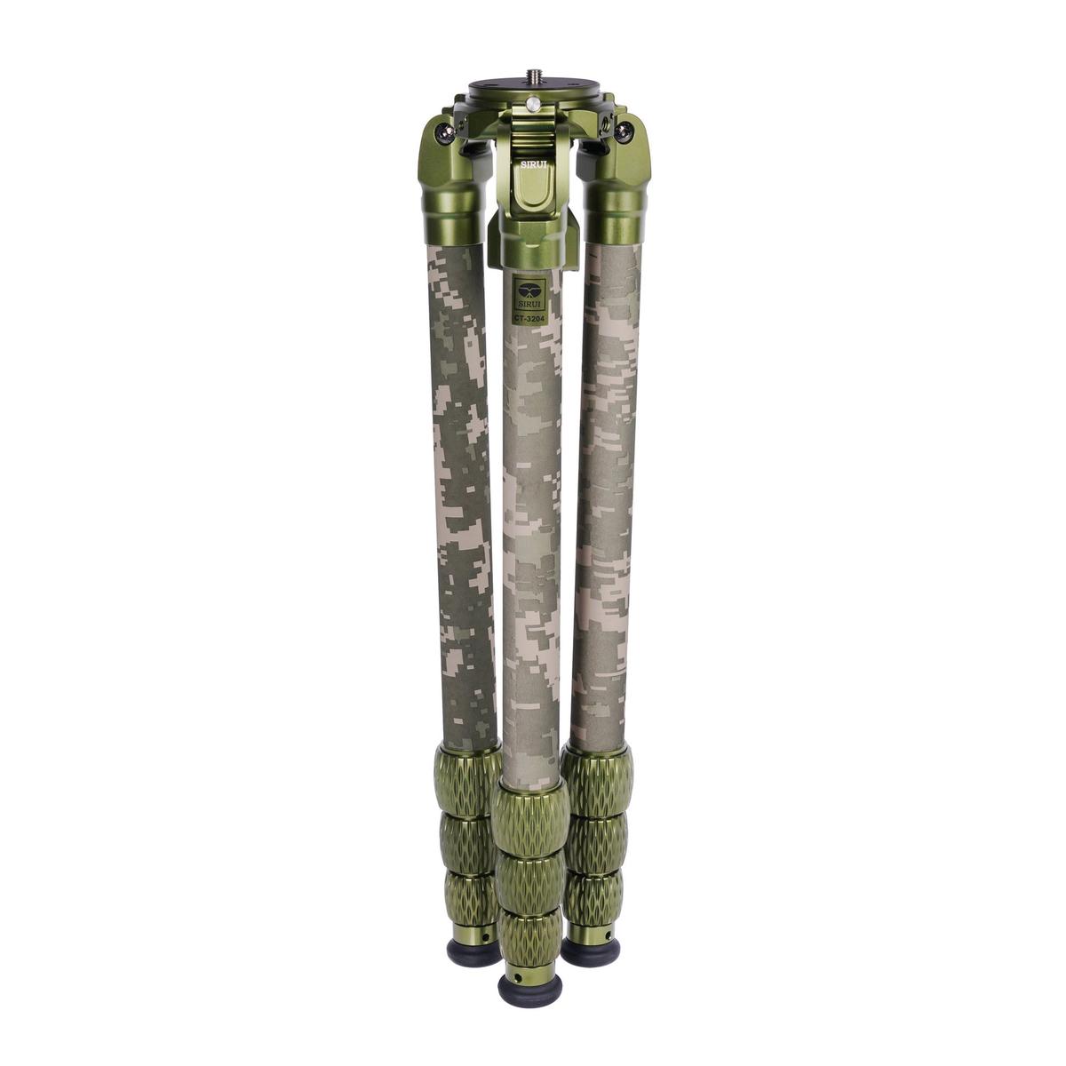 SIRUI CT-3204 Explorer Camouflage 2in1 Dreibeinstativ Carbon mit 15m Leveling Base 150 cm hoch - CT-Serie 