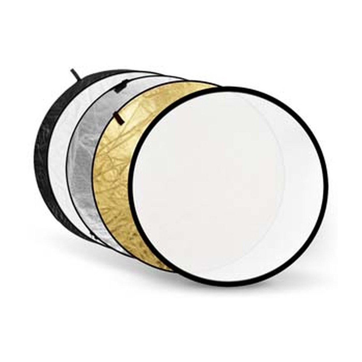Godox 5-in-1 Reflektor Gold, Silver, Black, White, Translucent - 60cm - Lieferumfang: 5-in-1 Faltreflektor Set, verschiedene Farben