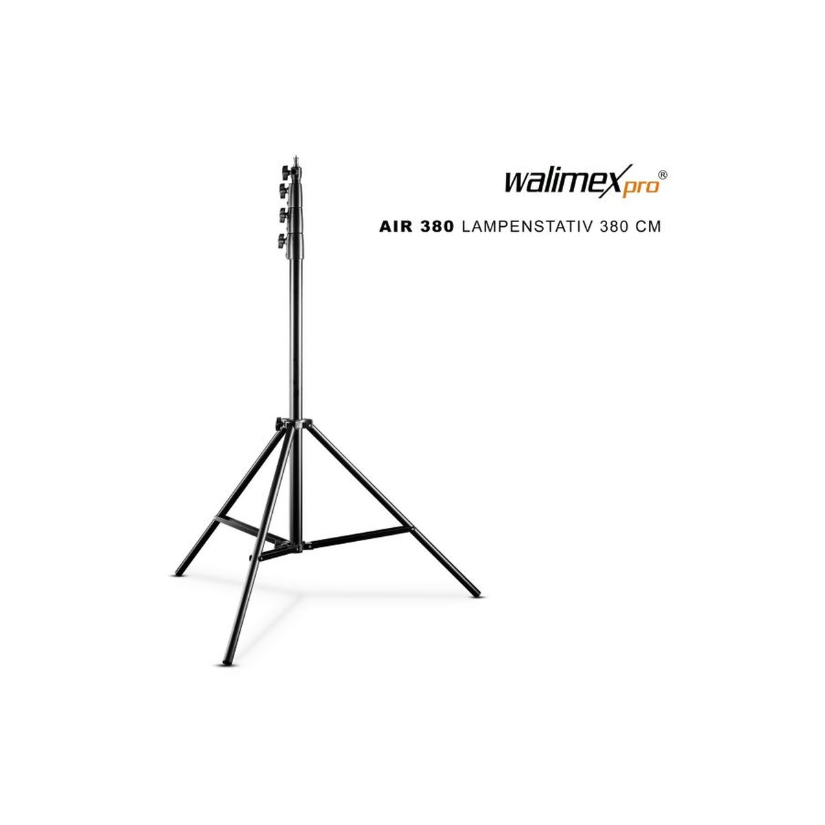 Walimex pro AIR 380 Deluxe Lampenstativ 380 cm Walimex pro AIR 380 Deluxe Lampenstativ 380 cm