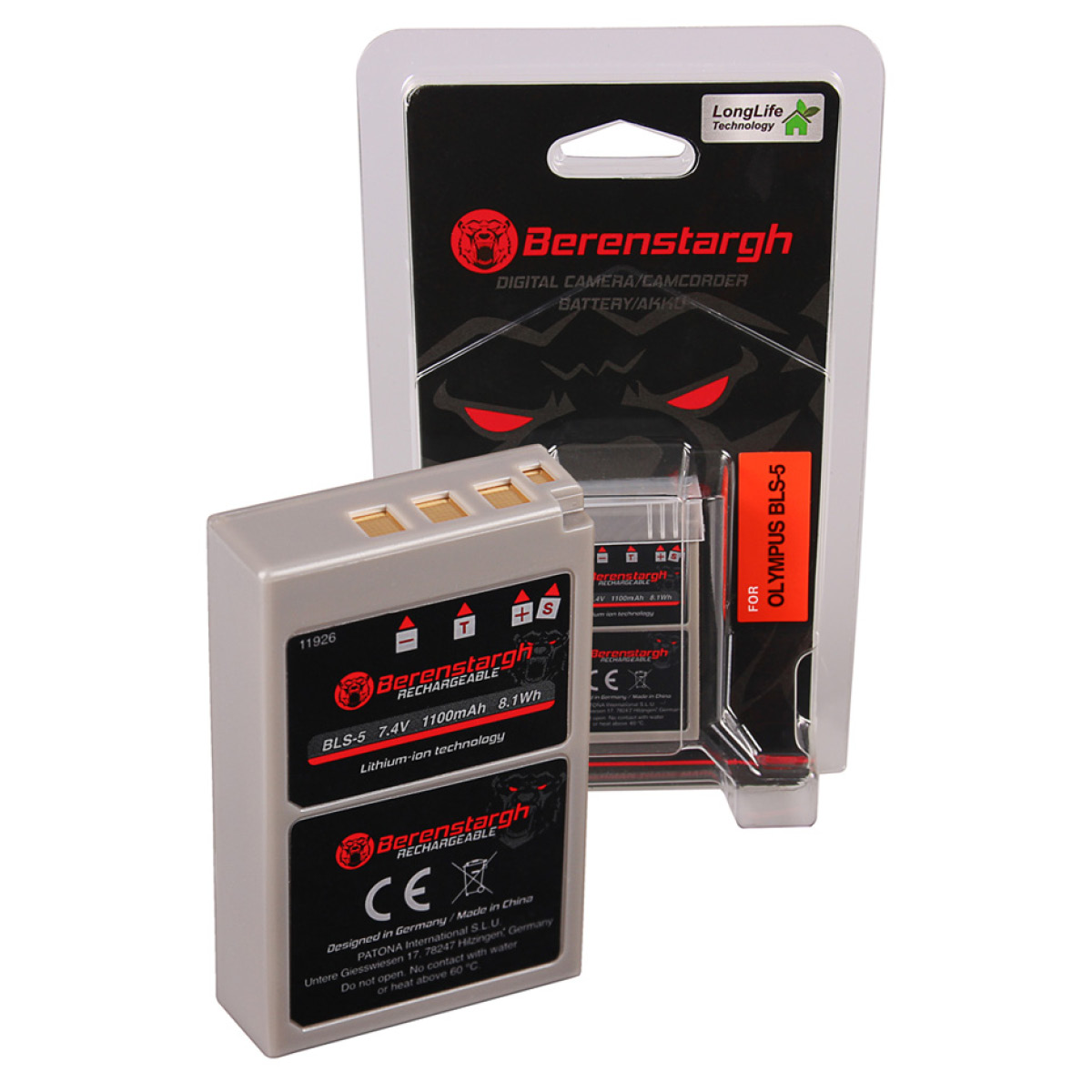 Berenstargh PS-BLS5 Akku f. Olympus Berenstargh PS-BLS5 Akku f. Olympus