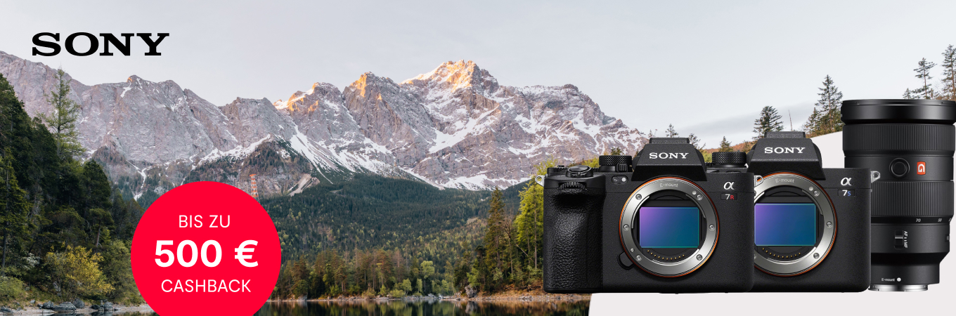 Sony Winter Cashback 2025/2026 – bis zu 500 Euro Rückvergütung auf Alpha Kameras, E-Mount Objektive und Zubehör