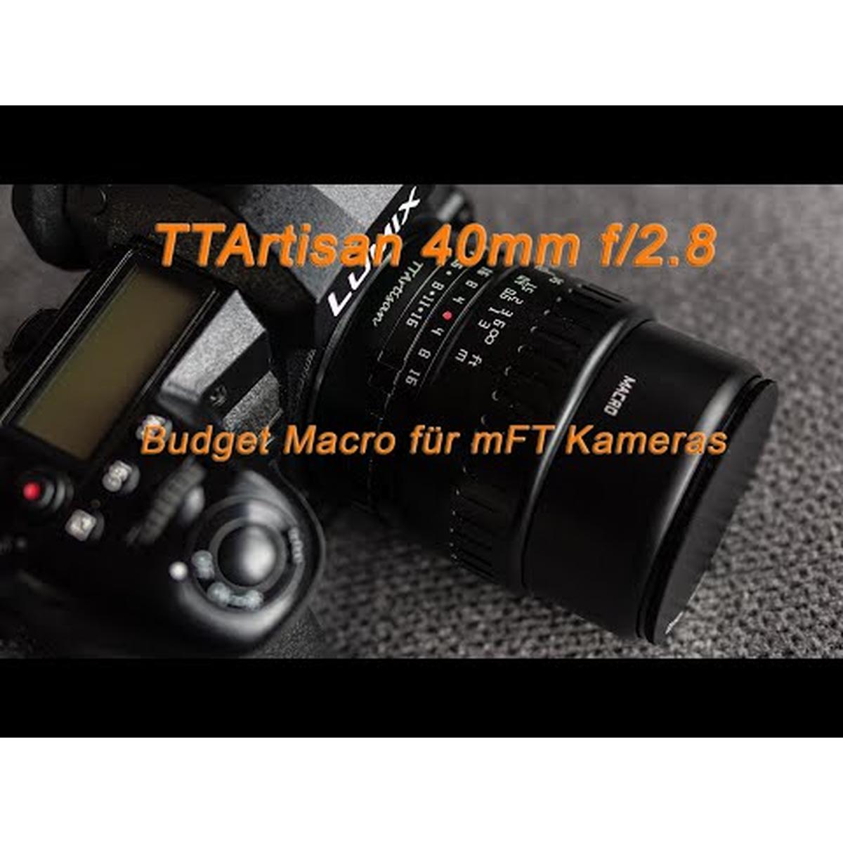 TTArtisan 40mm f/2,8 Macro für MFT
