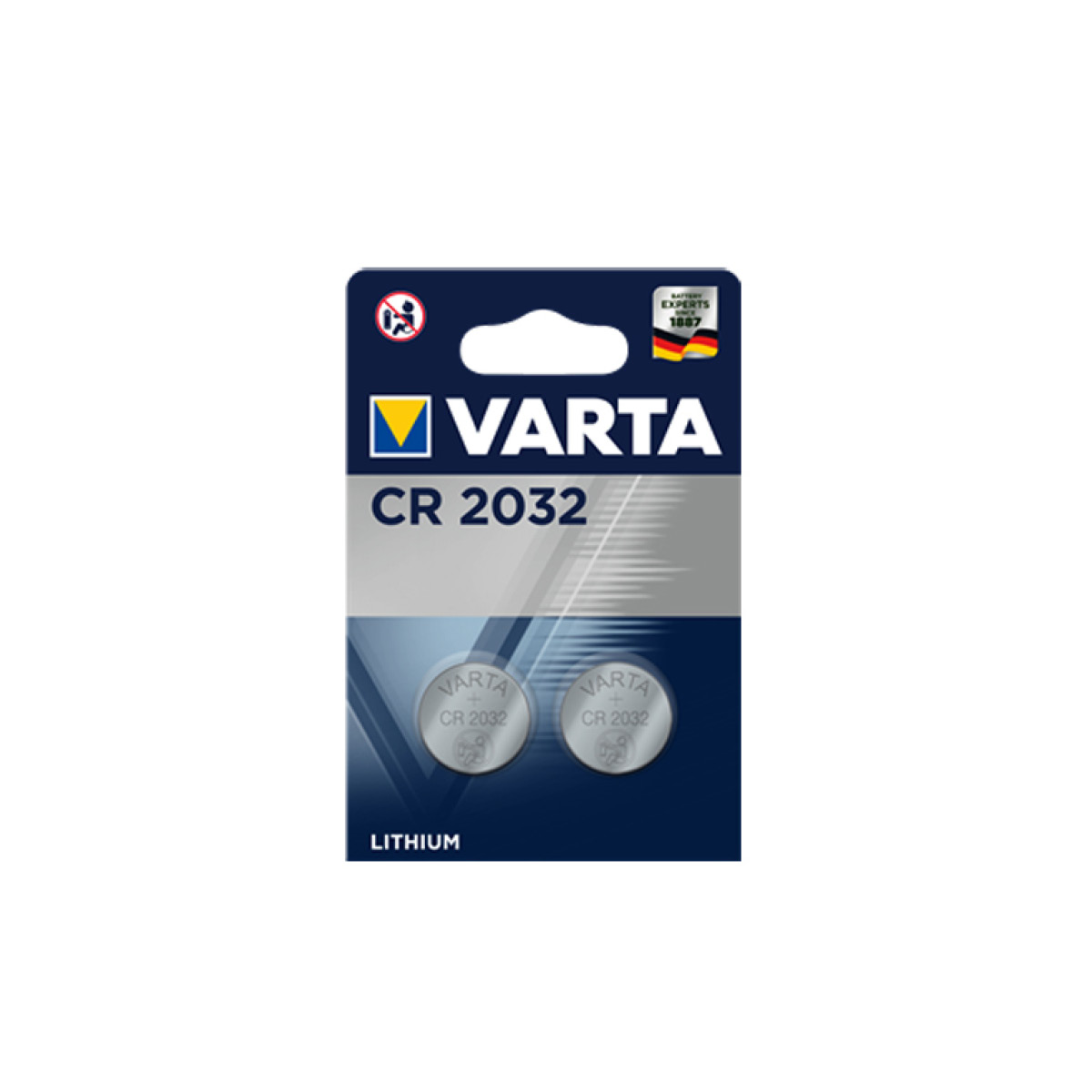 Varta Electronics CR 2032 2er Blister Knopfzelle