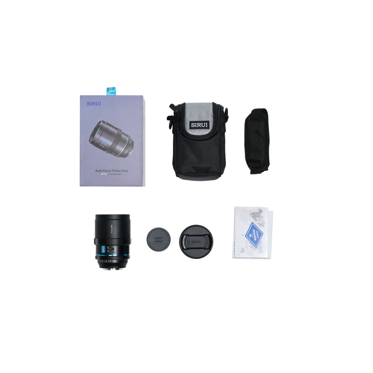 Sirui 40 mm 1:1,8 AF Anamorph 1,33x L-Mount Blue Flare