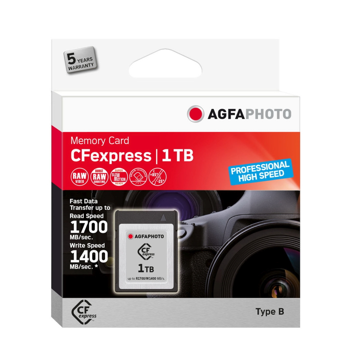 AgfaPhoto 1 TB CFexpress Typ B 1700/1400 MB/s