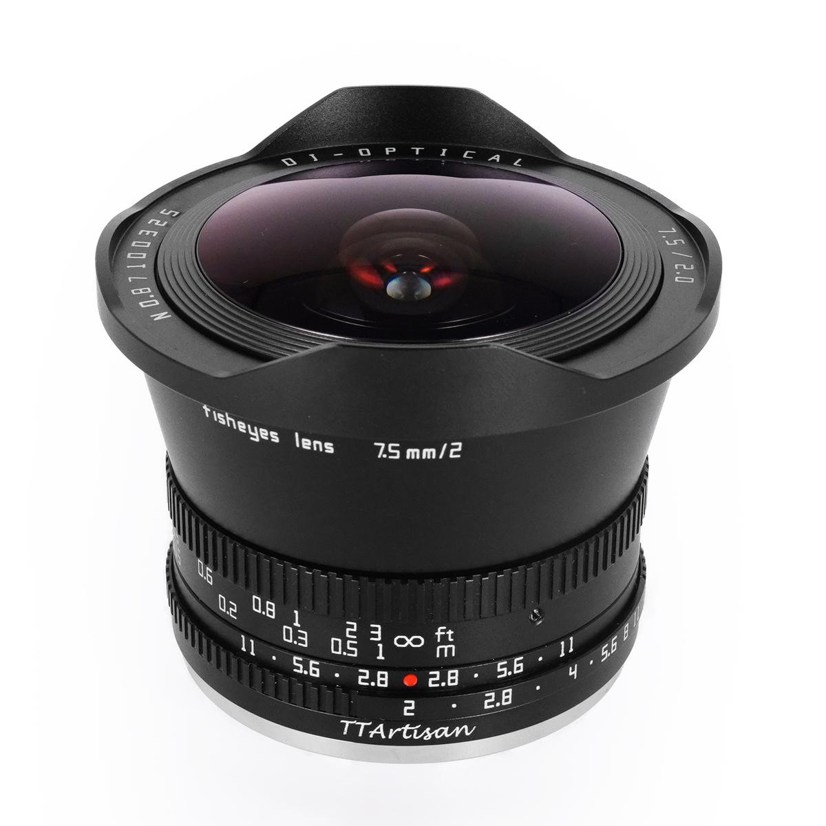 TTArtisan 7,5mm f/2,0 Fisheye für Nikon Z (APS-C)