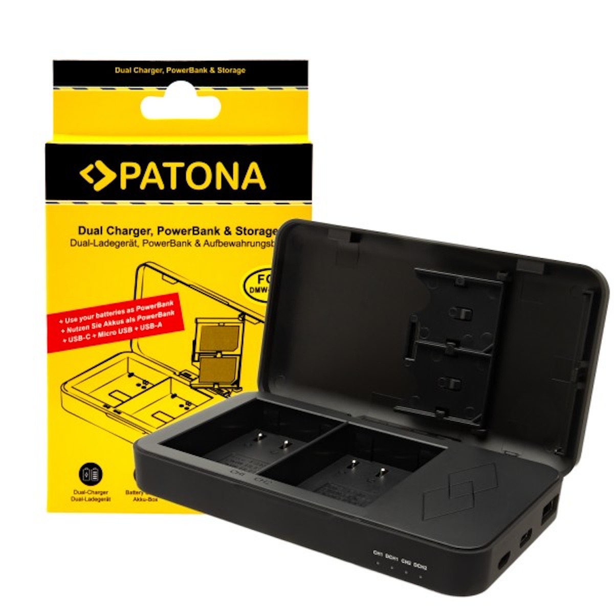 Patona Dual Ladegerät für Panasonic DMW-BLK22 Patona Dual Ladegerät für Panasonic DMW-BLK22