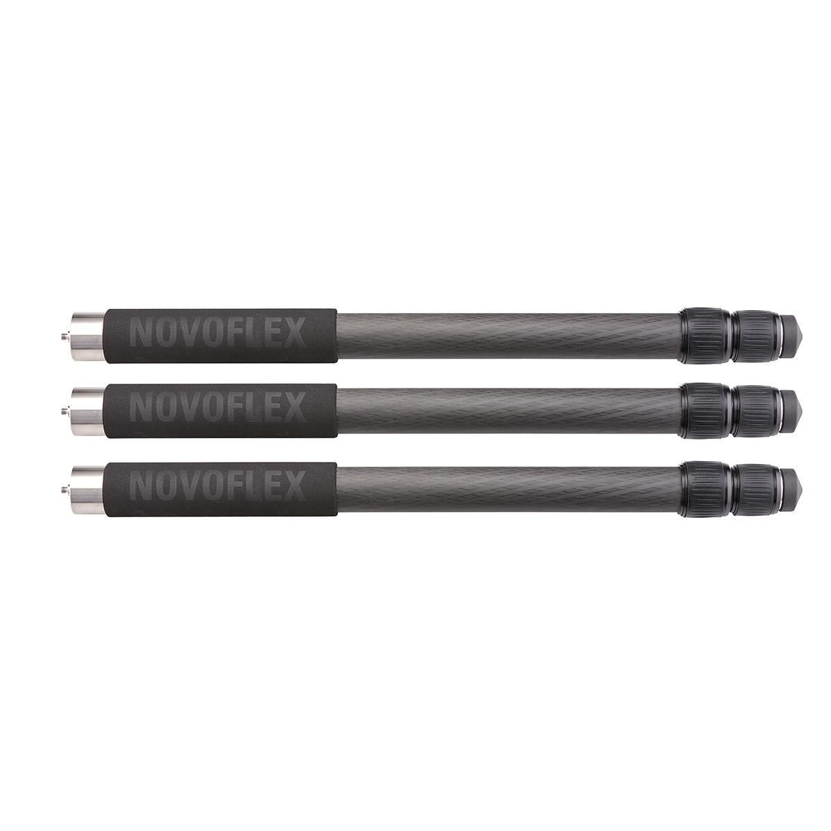 Novoflex Stativbein Carbon (3 Segmente), 3er-Set