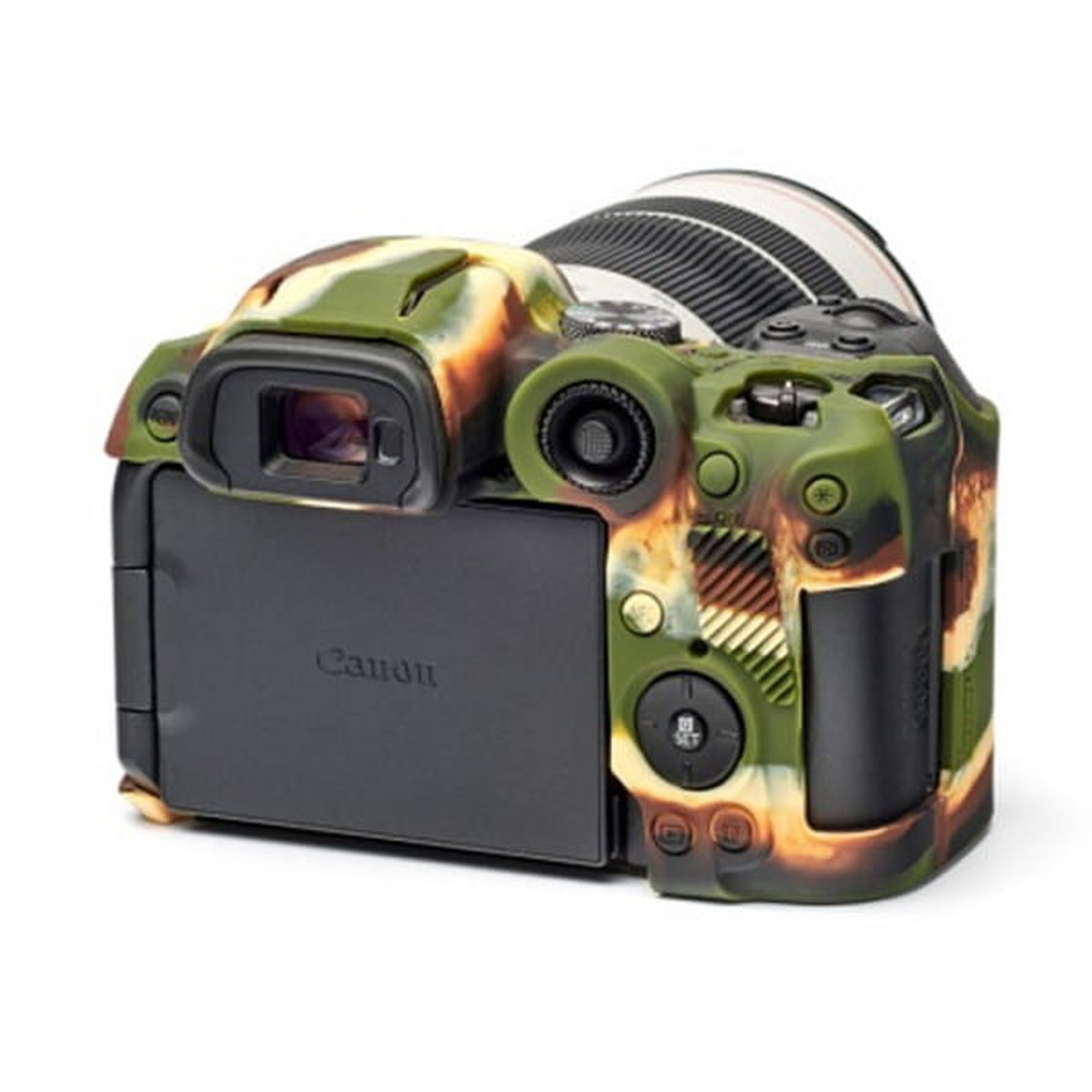 easyCover Silikon-Schutzhülle für Canon R7 camouflage