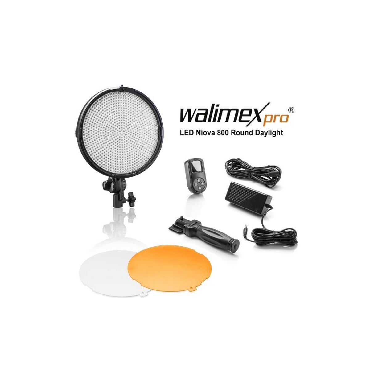 Walimex pro LED Niova 800 Plus Round Daylight 50W LED Flächenleuchte