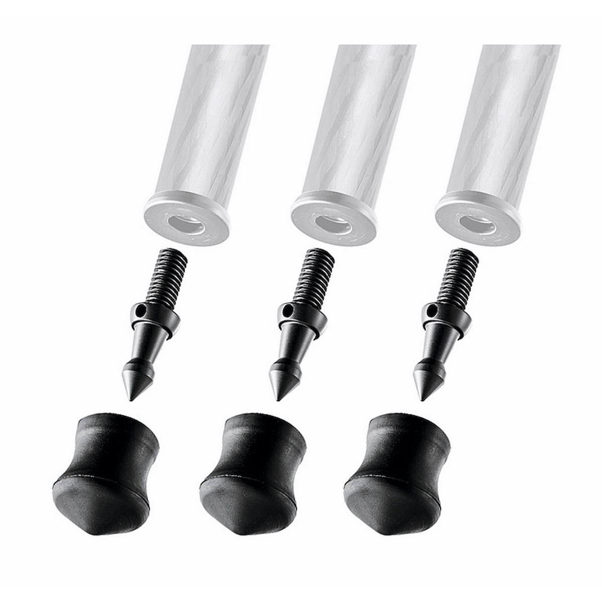 Gitzo GSF30S Auswechselbarer Spike- und Gummi-Fuß, 30 mm, 3er Set Gitzo GSF30S Auswechselbarer Spike- und Gummi-Fuß, 30 mm, 3er Set