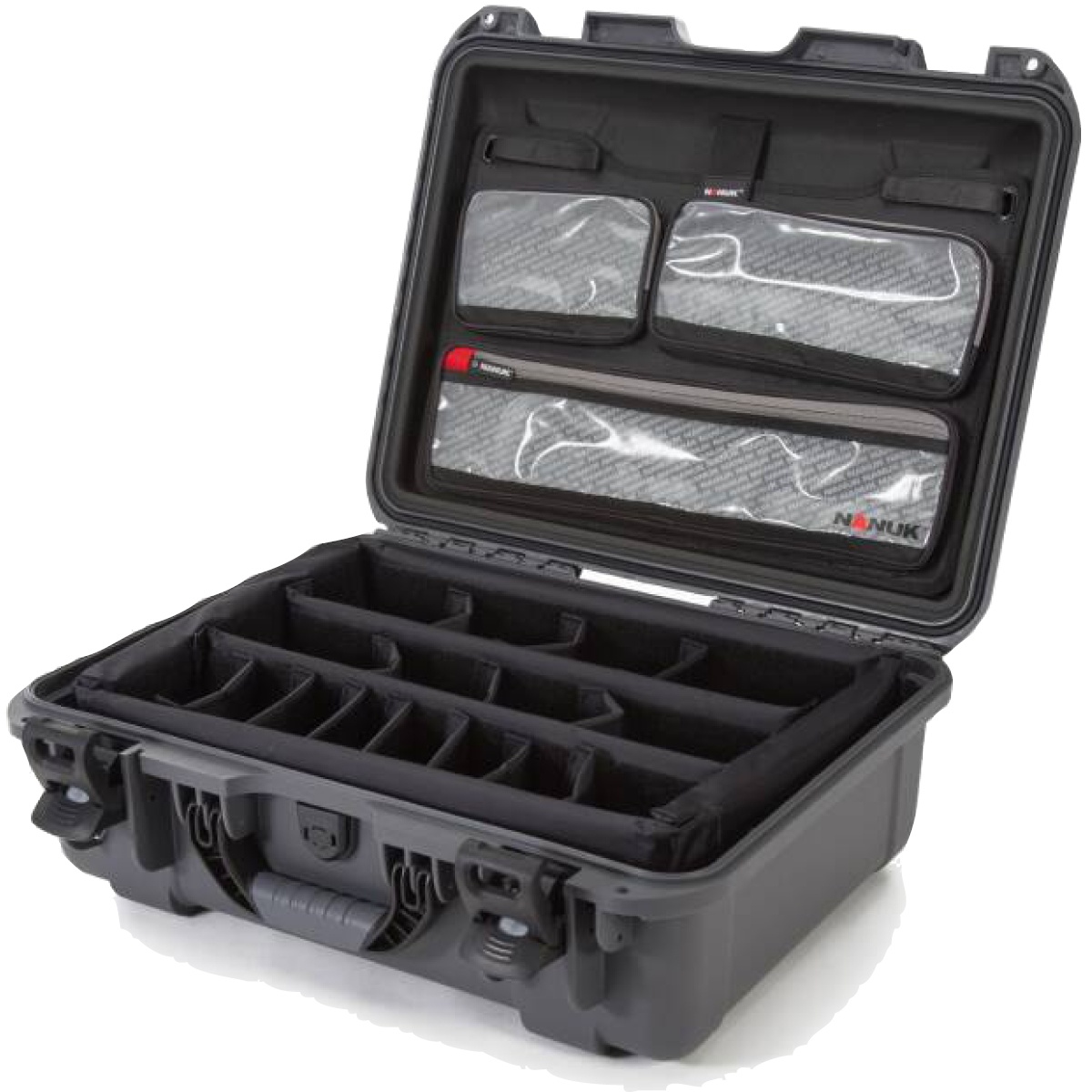 Nanuk Koffer 930 Trennwände + Organizer Anthrazit