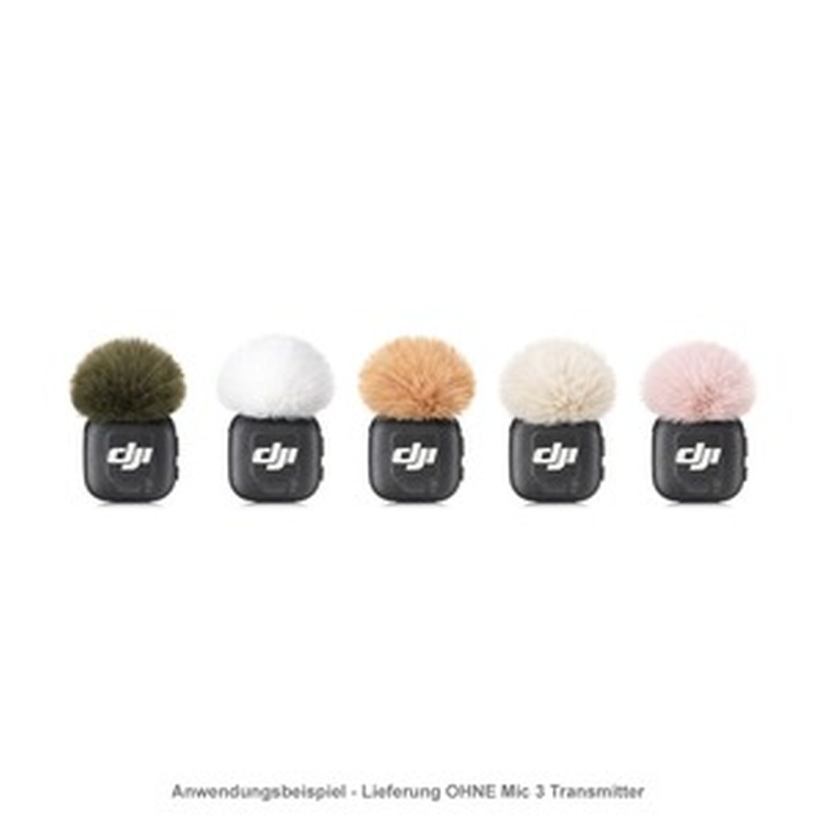 DJI Mic 3 Mehrfarbiges Windschutz-Set