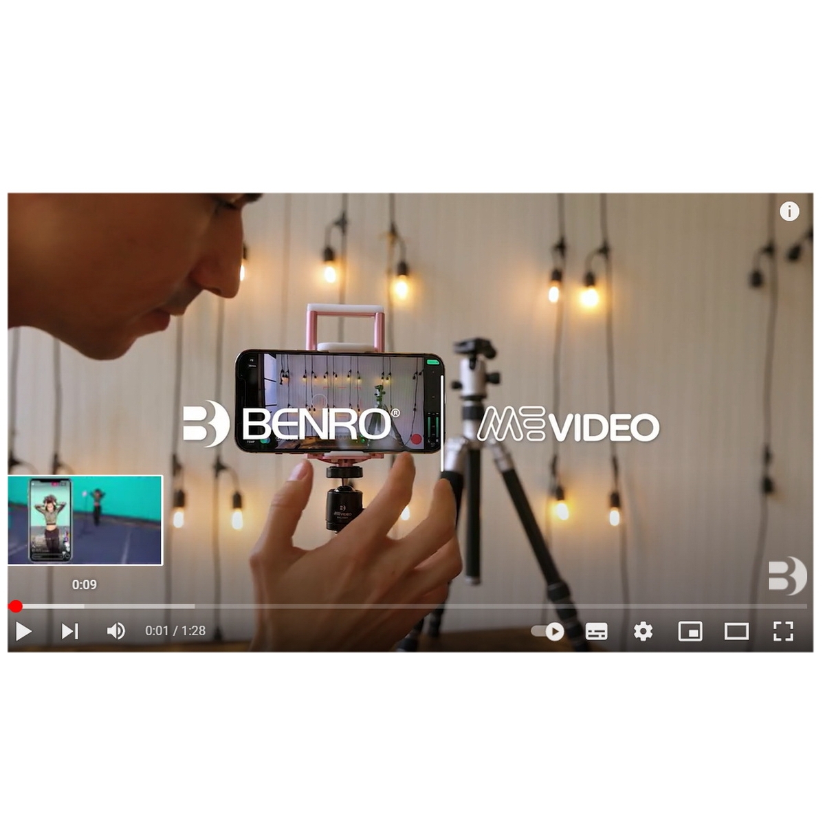 Benro MeVideo Live Stream Mini Kugelkopf