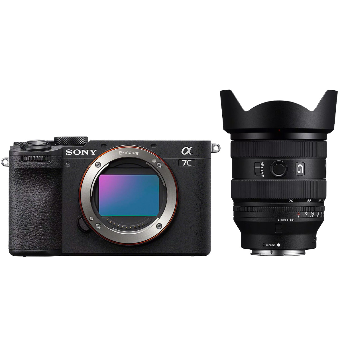 Sony Alpha 7C II Schwarz + Sony 20-70 mm 1:4,0 G FE Sony Alpha 7C II Schwarz + Sony 20-70 mm 1:4,0 G FE