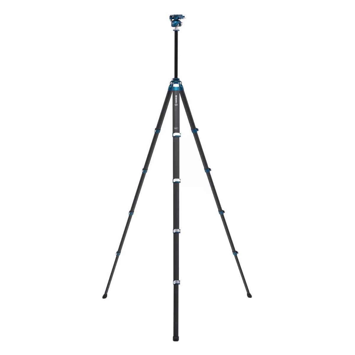 Benro Cyanbird Carbon-Stativ mit FS30-Kopf komplett ausgeklappt